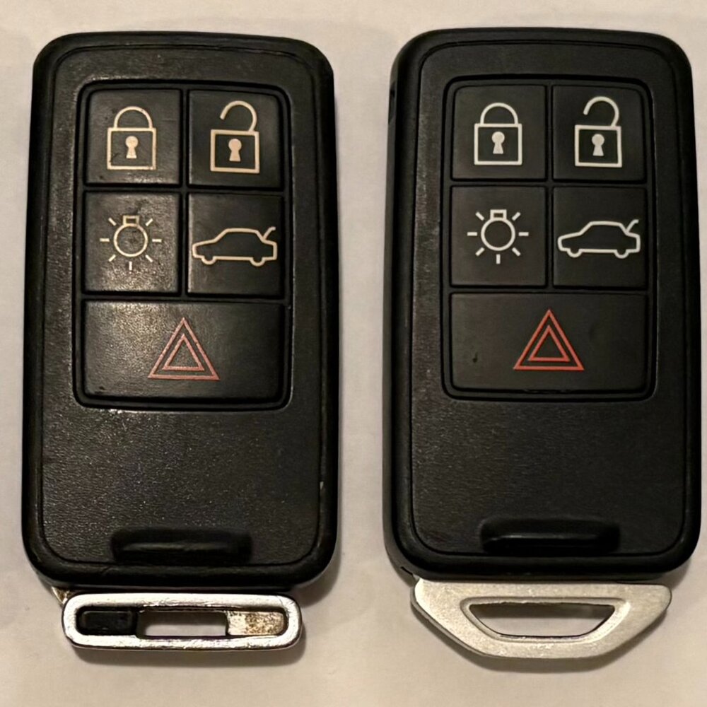 Volvo Key Fobs - Lot of 4 - 5 button, for 2011-2018 vehicles